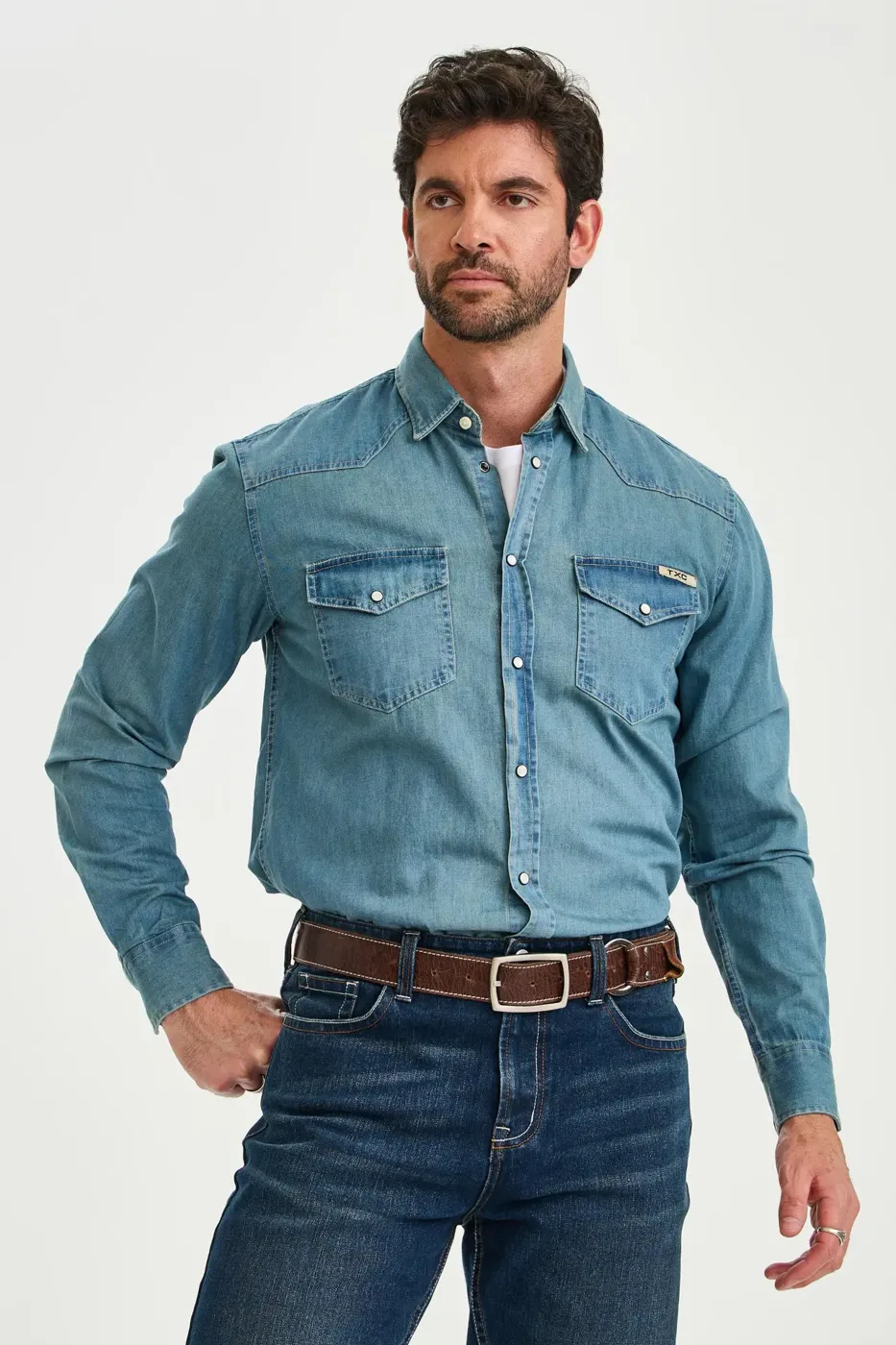 Camisa Jeans Clara — TXC Querência